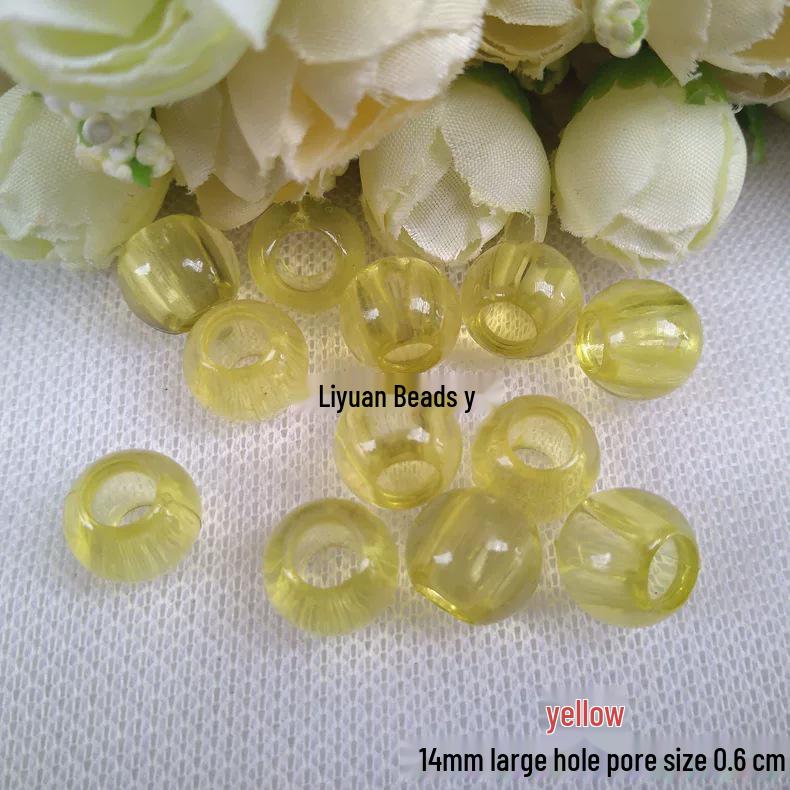 10MM Transparent Acrylic Round Beads for DIY Beaded Bag & Curtain Divider Accessories