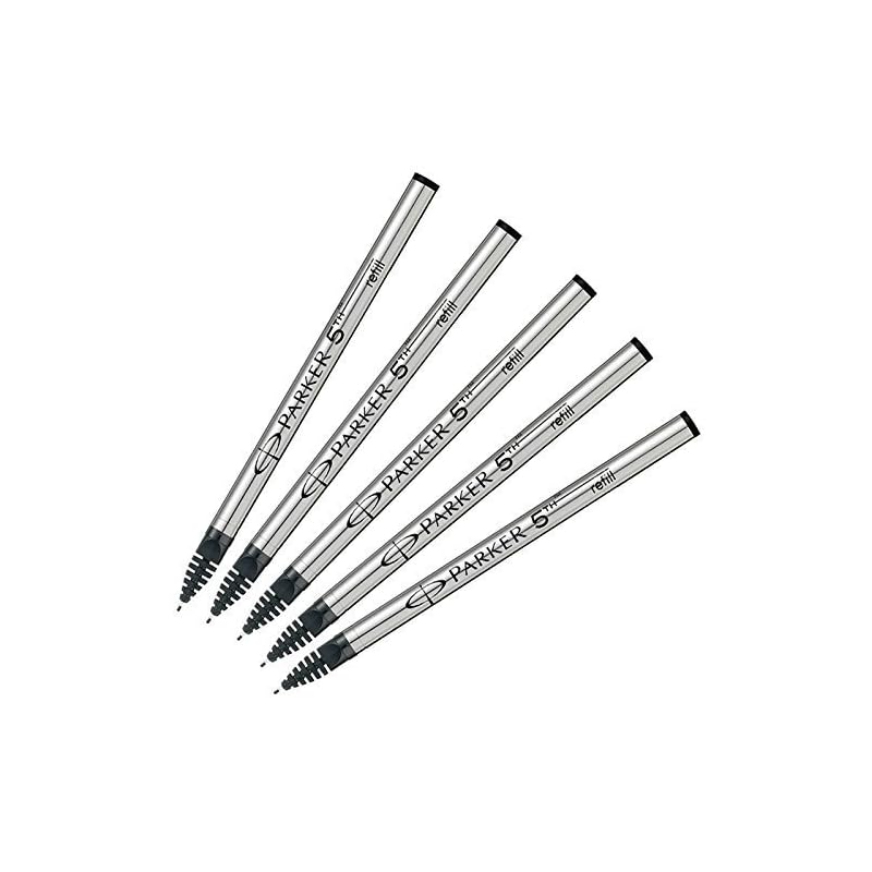 Parker [PARKER] [Pack of 5] Black Refills (F Nib) for 5th Technology Pens (Ingenuity) [S1162712]