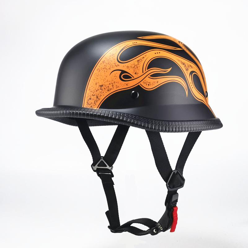 Retro Lightweight Motorcycle Half Helmet for Men and Women