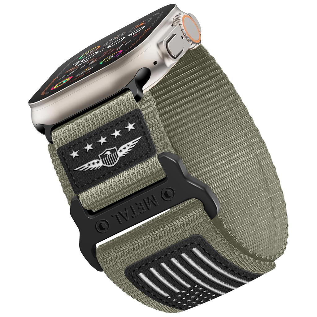 Sport Strap for Apple Watch Ultra 2 Band 49mm 45mm 44mm 42mm Accessories Leather Nylon Bracelet Correa Series 9 7 6 5 4 8 SE