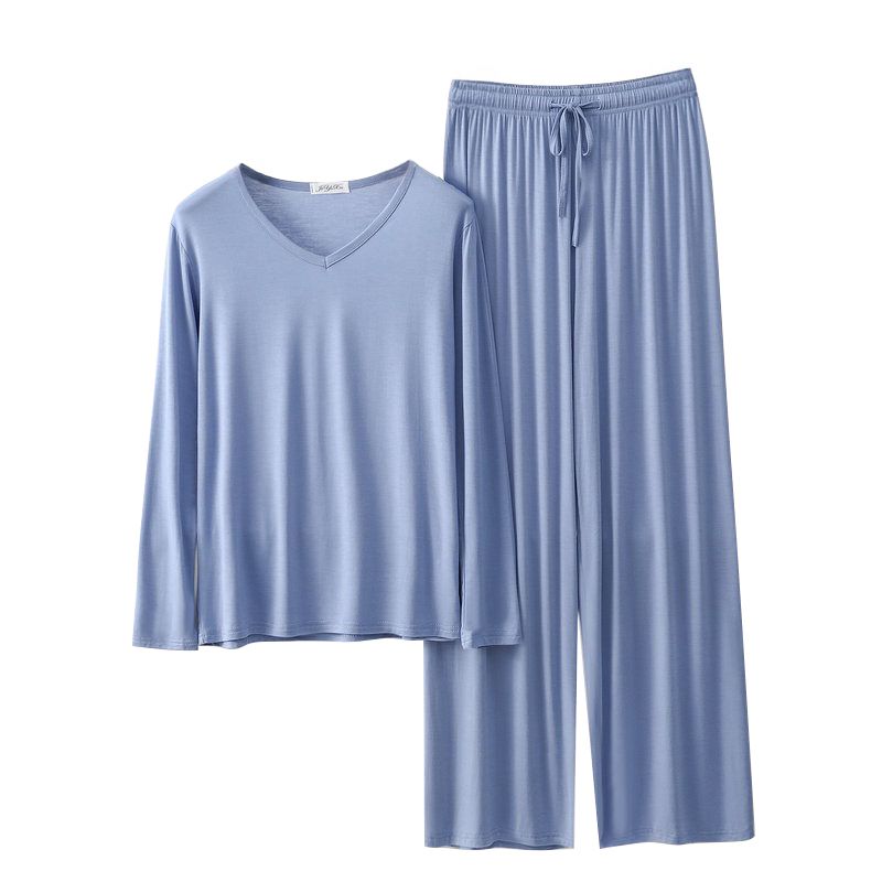 

Women s Loose Casual Pajama Sets V-neck T-shirt and Drawstring Pants XL