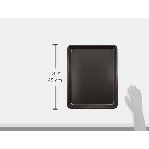 Endo Shoji TKG Baking Tray, 8-Bag Shallow Oven Baking Tray, Made of High-Heat Iron for Preventing Uneven Baking, External Dimensions: 430 x 340 x 30 m