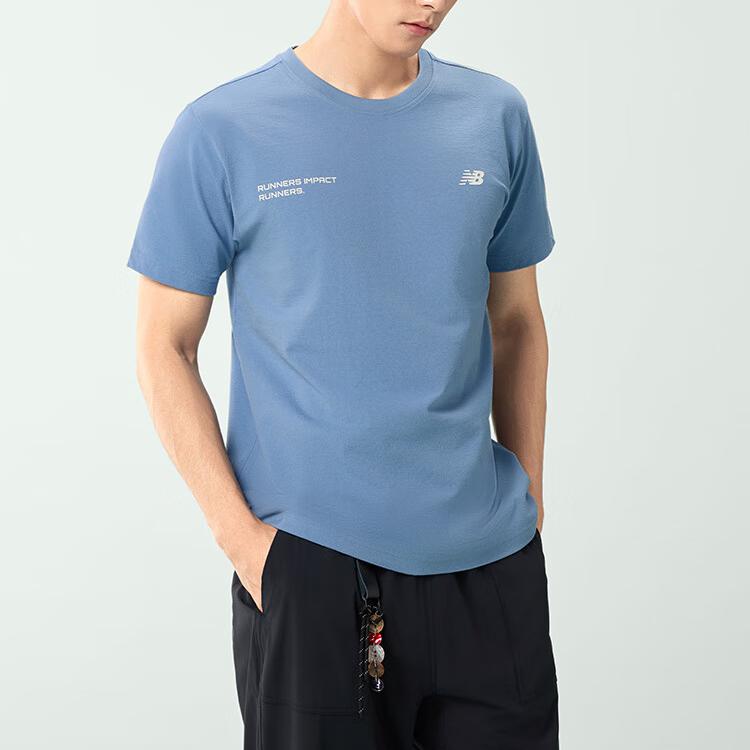New Balance T Shirt Men's Purple Blue NEF29271-LBL