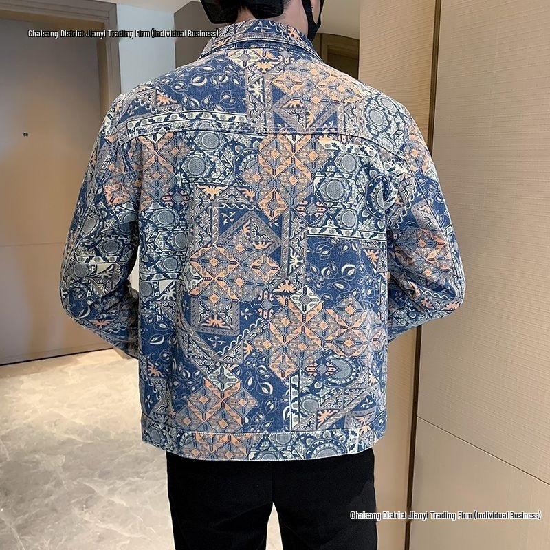 Men's 2025 Trendy Slim Fit Casual Lapel Jacket - Spring & Autumn Arrival