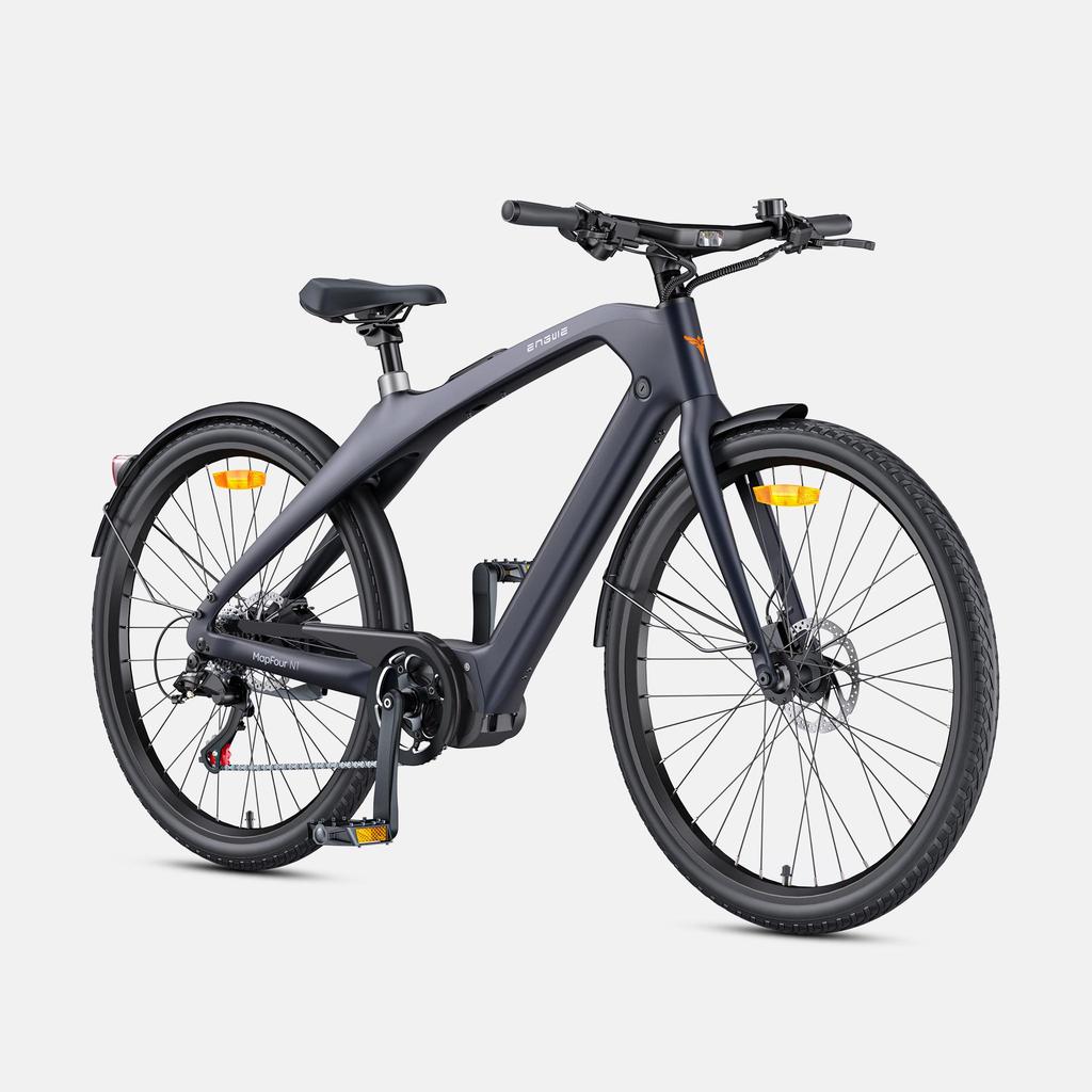 Bicicleta Elétrica Todo-Terreno ENGWE N1 PRO Quadro de Carbono Bateria 36V10AH Motor 250W Bicicleta Elétrica 27,5 Polegadas Pneus de Estrada E- Bicicleta de Montanha