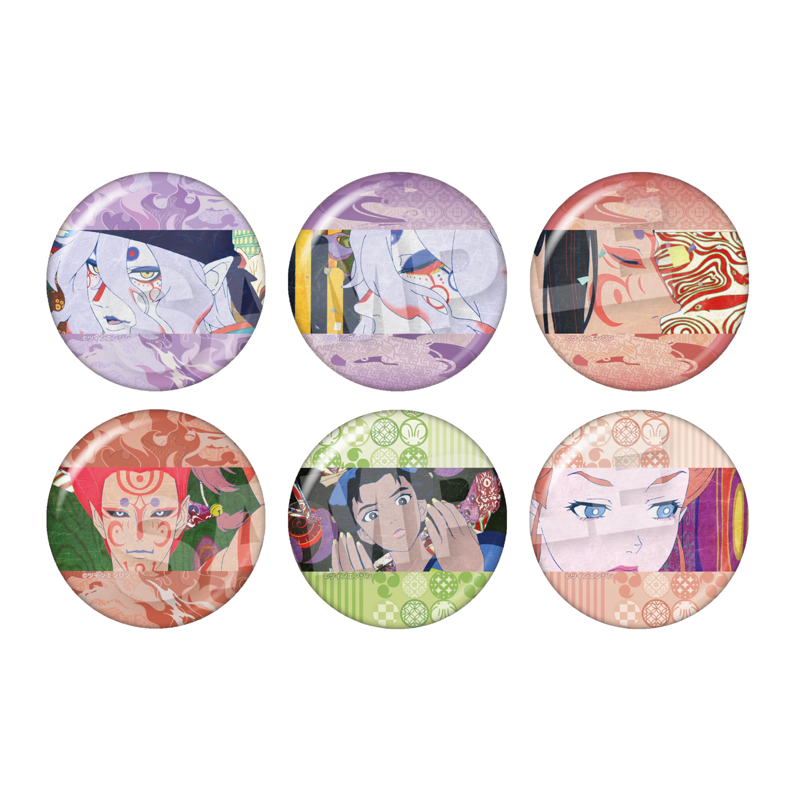 

Мононокэ Фильм Глава 2 Огненная Крыса Торговый Значок Памяти Коробка из 6 штук