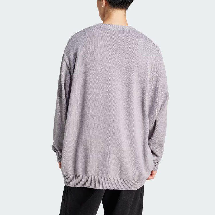 adidas Originals Premium Knitted Sweatshirt Knitwear Men's Aluminum Gray IT7443