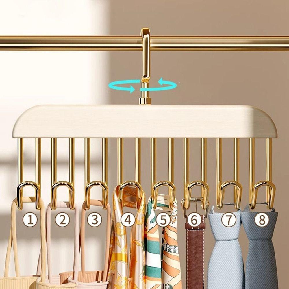 Kulatá tyč Dámský úložný věšák na podprsenky Otočný o 360 stupňů Věšáky na spodní prádlo Šatník
