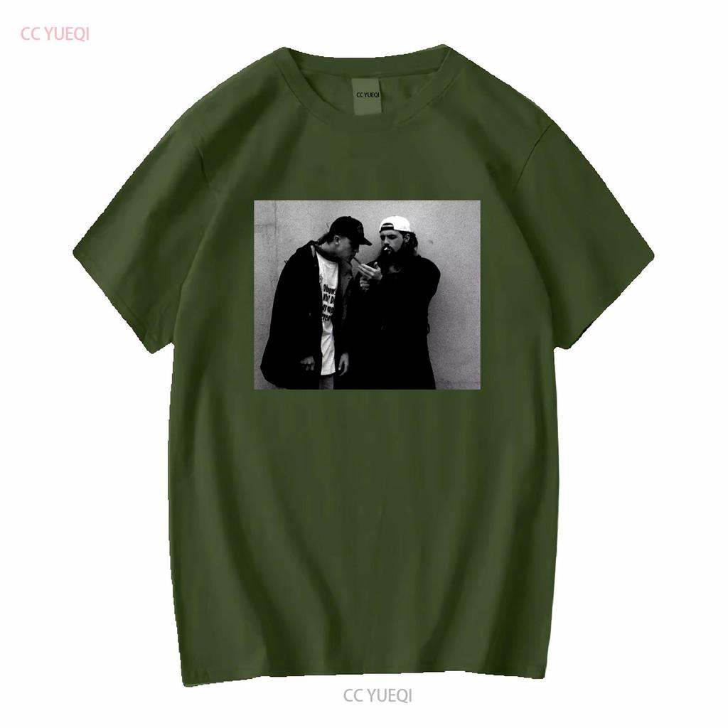 Clerks Cult Classic 90s Comedy Movie Fan Funny Jay and Silent Bob Black T Shirt Vintage Washed Comfortable Versatile Unisex