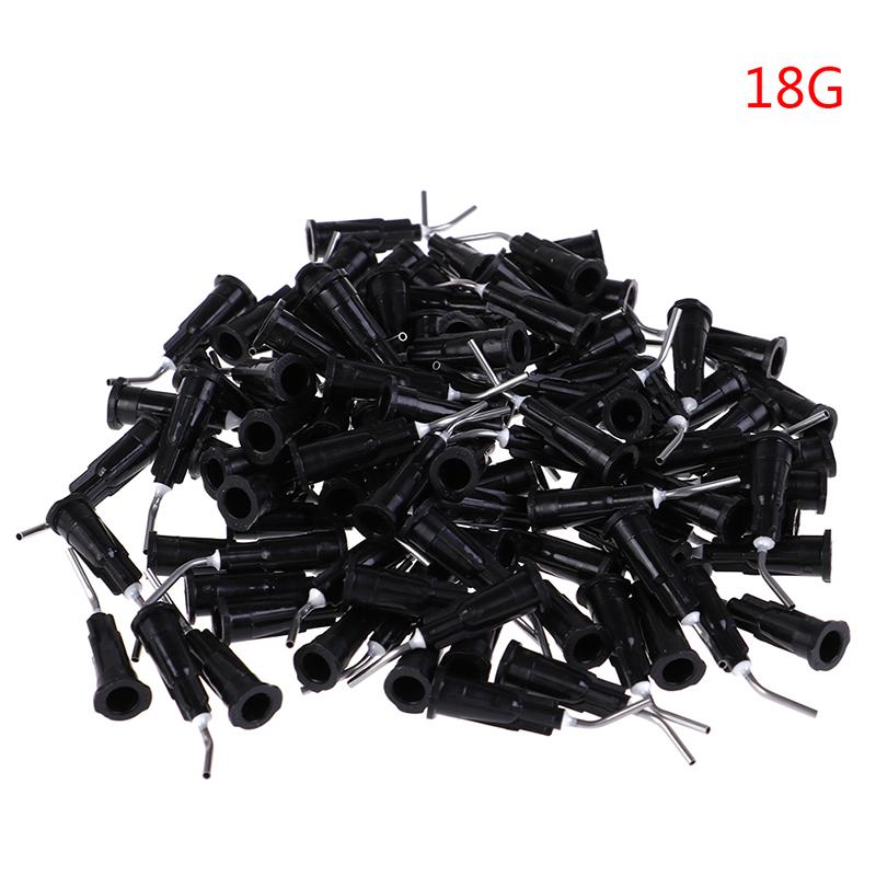 100X seringues à aiguille coudée pour irrigation dentaire Flow Dentals