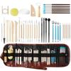 Pottery Clay Tool Kit - 5-Piece Set for Sculpting, Trimming, and Modeling