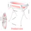 2-in-1 Foldable Dog Bathtub with Stand, Portable Pet Washing Station for Small Medium Dogs