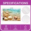 Starfish Beach Placemats of 4 Coastal Beach Ocean Placemat for Kitchen Dining Table Decor Indoor Outdoor 18"x12" Sea Animal Table Place Mats
