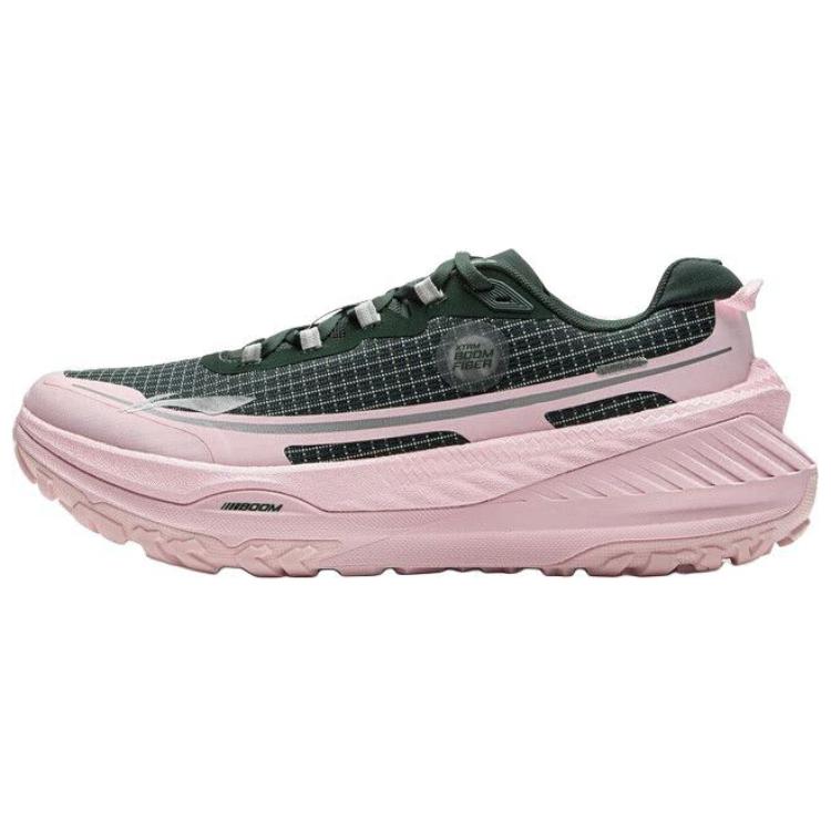 

new LiNing Di Lu V2 Cushioning, Slip Resistant, Abrasion Resistant, Rebound Low Top Running Shoes Men s Pink Green 41