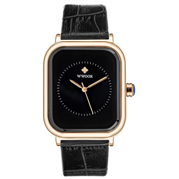 Wwoor Hold Love 8873 Fashion Ladies Watch Quartz Belt Gold