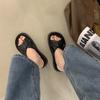 Ciabatte Casual da Donna con Suola Spessa e Fasce Incrociate, Moda Donna, Ciabatte da Esterno da Donna, Sandali da Donna