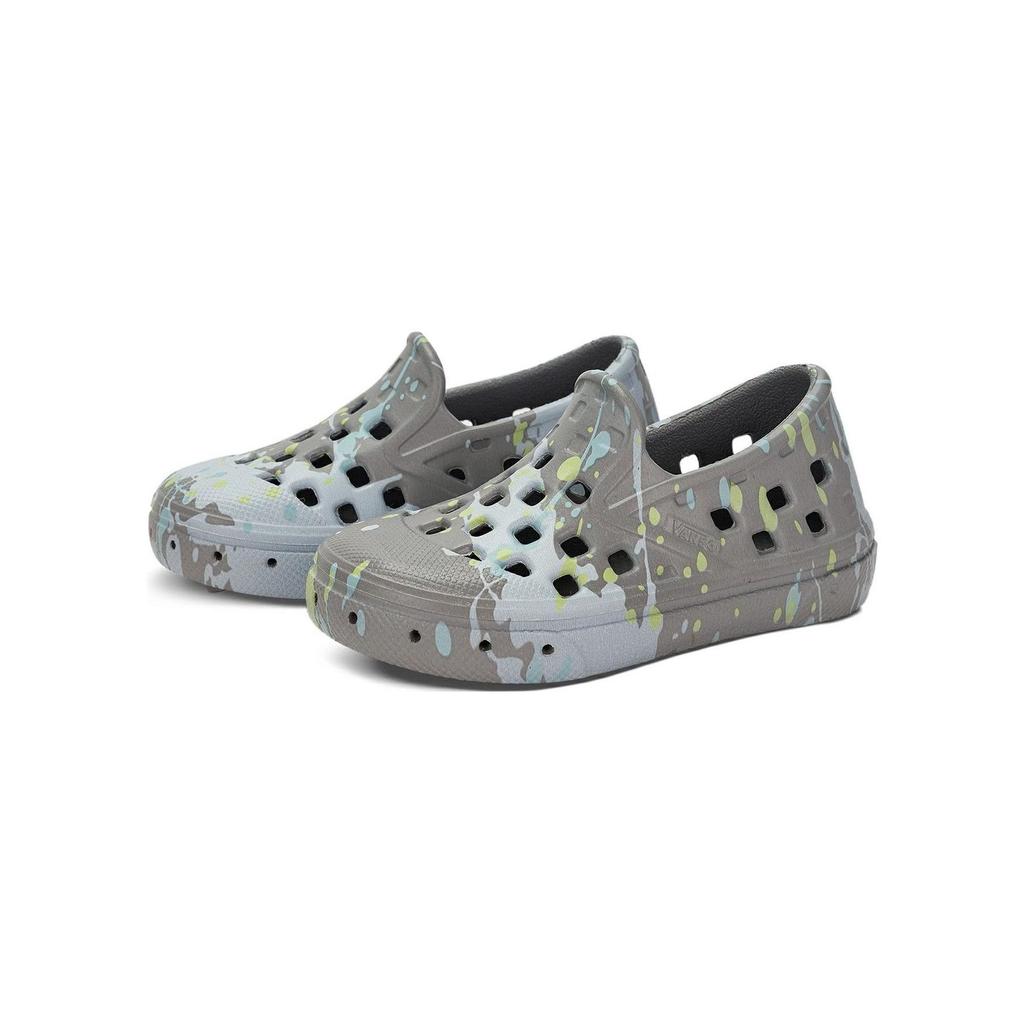 Vans Trek Slip-On Toddler Paint Splatter - Frost Grey Baby Sneakers VN0A4UVHLLL