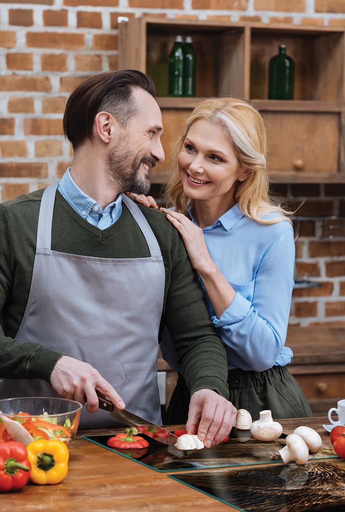SZKLANA PŁYTA OCHRONNA NA KUCHENKĘ 90x52 MIŚ