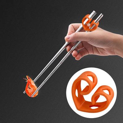 Aiutanti per Bacchette Strumento di Allenamento per Bacchette Riutilizzabile Portatile Allenatore Pratica per Bacchette per Imparanti con le Bacchette Principianti Anziani