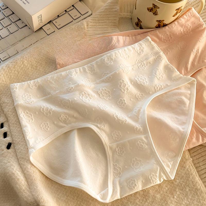 5A Antibacterial Baby Cotton Skin Friendly High Waisted Underwear Comfortable Underwear Cotton Triangle Panties