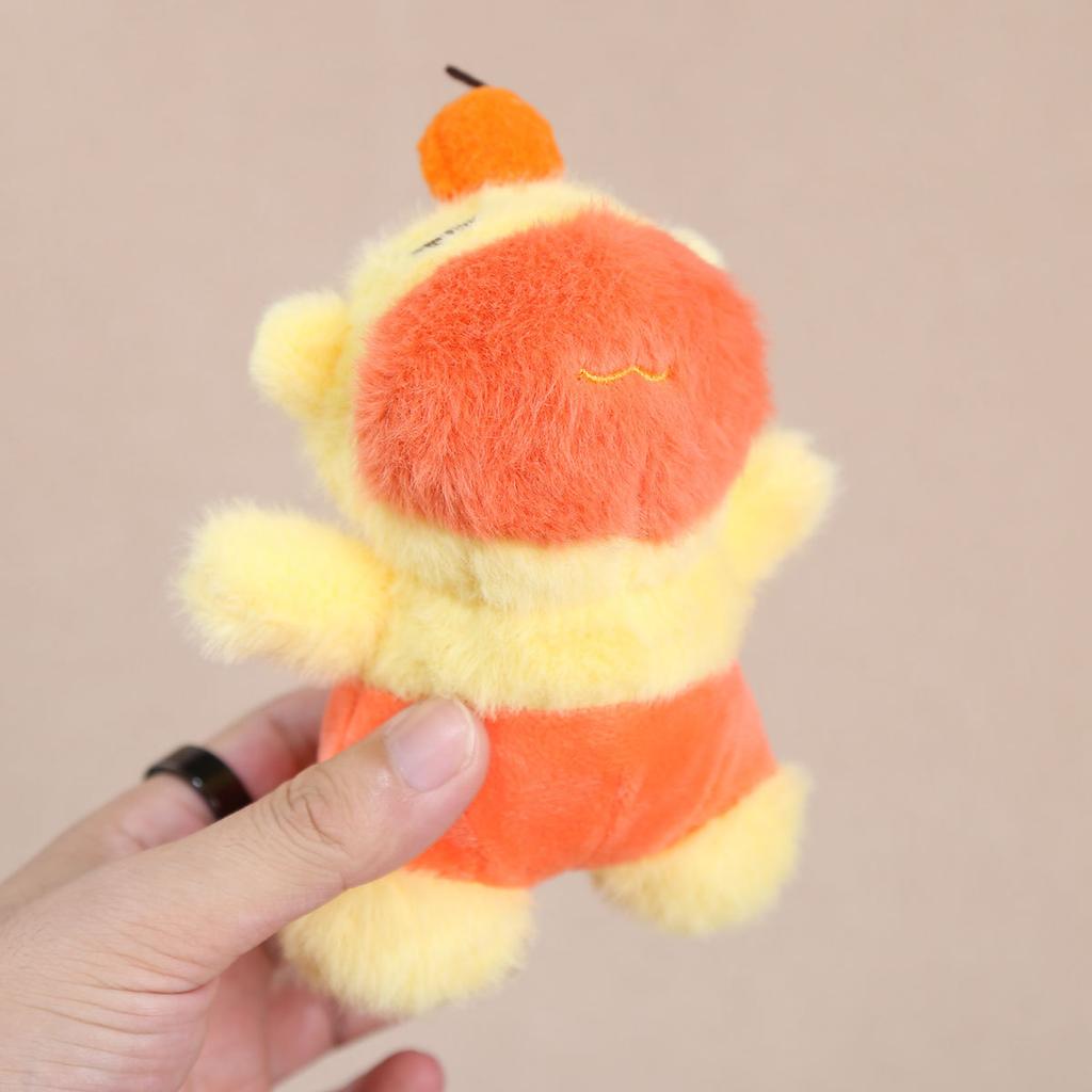 Internet Celebrity Cute Capybara Lulu Doll Plush Toy Funny Bee Kapibara Doll Bag Pendant Cute