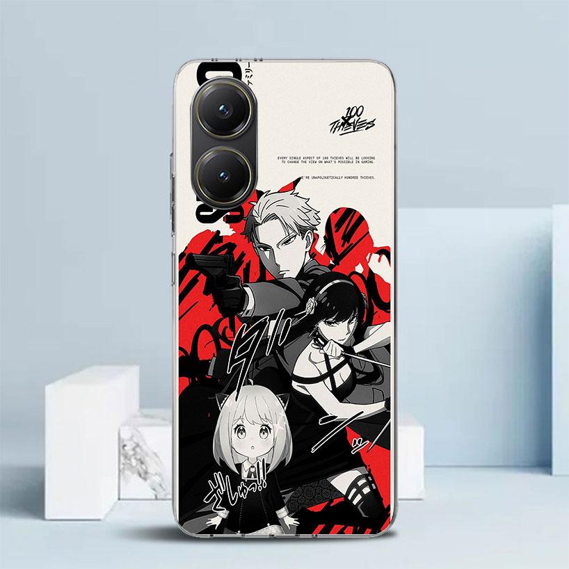 

Anime S-Spy Family Anya Phone Case For Xiaomi Poco F7 Ultra X5 X6 X7 Pro M7 Redmi 15C 15 13C 13 12C 12 10C 10 10A 9 9C 9A 9T Cov Redmi 15 5G