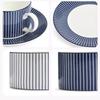 Wedgwood Blue Geometric Mug