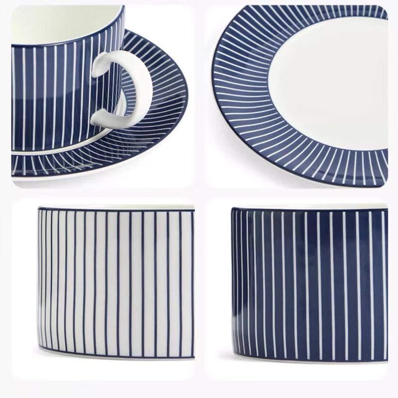 Wedgwood Blue Geometric Mug