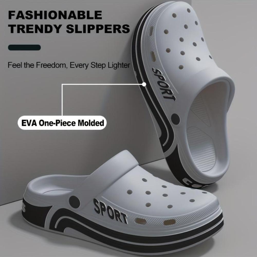 Men's Fashionable, Versatile, Trendy and Durable for Outdoor Slipper Breathable Beach Shoes