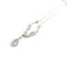Les Trésors De Lily [M7258] - White 'Sissi' Silver Necklace