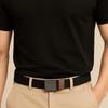Zinc Zinc Alloy Both Sides Available Belt Texture Nylon Waistband Adjustable Men Weaving Belt  Suit