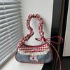 New fashion casual handbag versatile commuter tote bag large capacity student class shoulder armpit bag