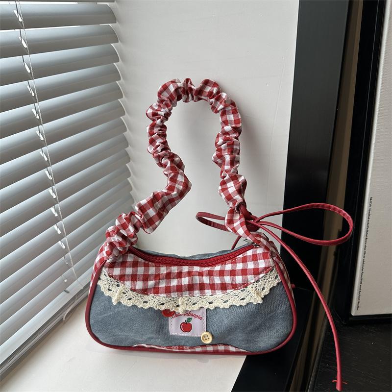 New fashion casual handbag versatile commuter tote bag large capacity student class shoulder armpit bag