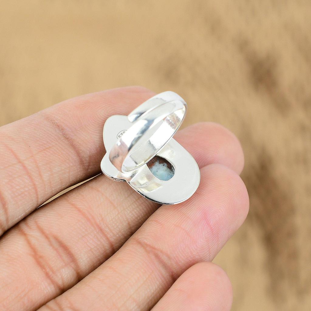 Muttertagsverkauf 925er Silber Birne Larimar Stein Jubiläum Ehering Schmuck