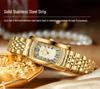 Exquisite Women's Waterproof Square Quartz Wristwatch - Light Luxury Fashion Bestseller