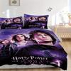 3pcs Harry Potter Goblet of Fire Bedding Set - Includes Quilt Cover and Pillowcases, Suitable for All Seasons F028