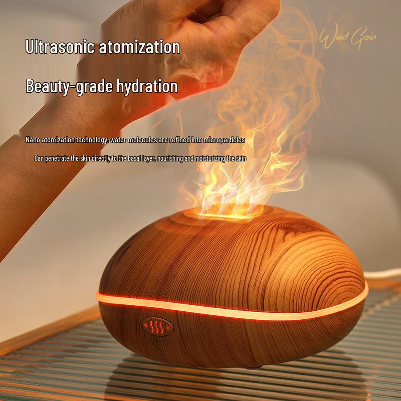 Nbshan SD13 Luxury Flame Aroma Diffuser & USB Humidifier with High Mist Output