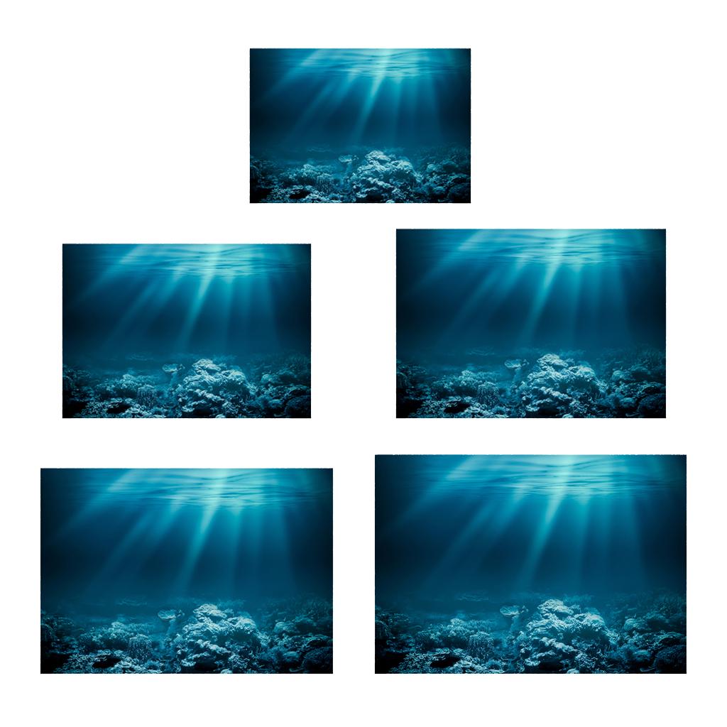 Fish Tank Adhesive Poster 3D HD Picture PVC Material Backdrop for Acrylic Aquarium Decoration