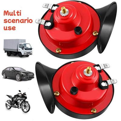1PCS New Car Snail High Pitched Horn Motorcycle Modification 12V High and Low Dual Tone Horn Electric Horn 12V Universal