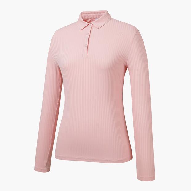 DESCENTE GOLF Women'S Cooling Ribbed Long Sleeve T-Shirt (Dp12Wftl31)