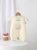 Chinese Trendy Embroidery Infant Jumpsuit - Summer Style Boneless Crawling Bodysuit