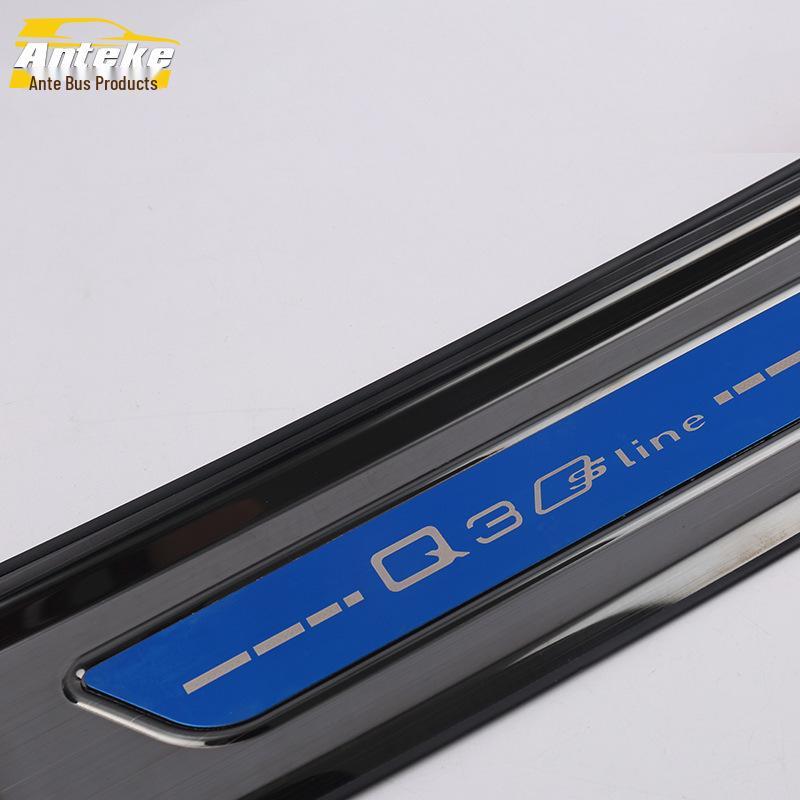 19 Q3 Rear Guard Decorative Sequin Trunk Protection Plate - Car Exterior Anti-Scratch Strip