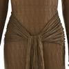 Abito da Donna alla Moda di Alta Gamma a Maniche Lunghe con Scollo Rotondo Slim Fit per Autunno Inverno Abito Lungo da Donna per Strada Spiaggia Festa