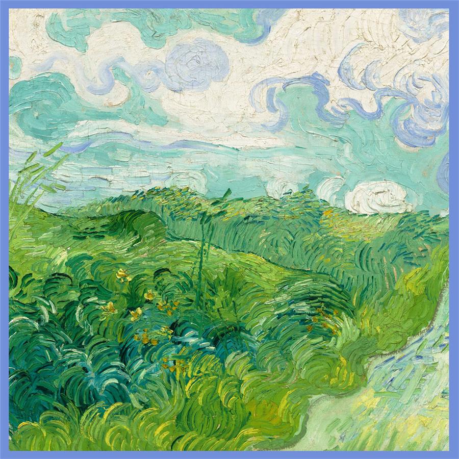 

Silk Scarf Women Paintings Series Square Scarves Head Echarpes Silk Foulards Femme Wraps Beach Shawls Bandana Lady Hijabs 90CM 90CM x 90CM