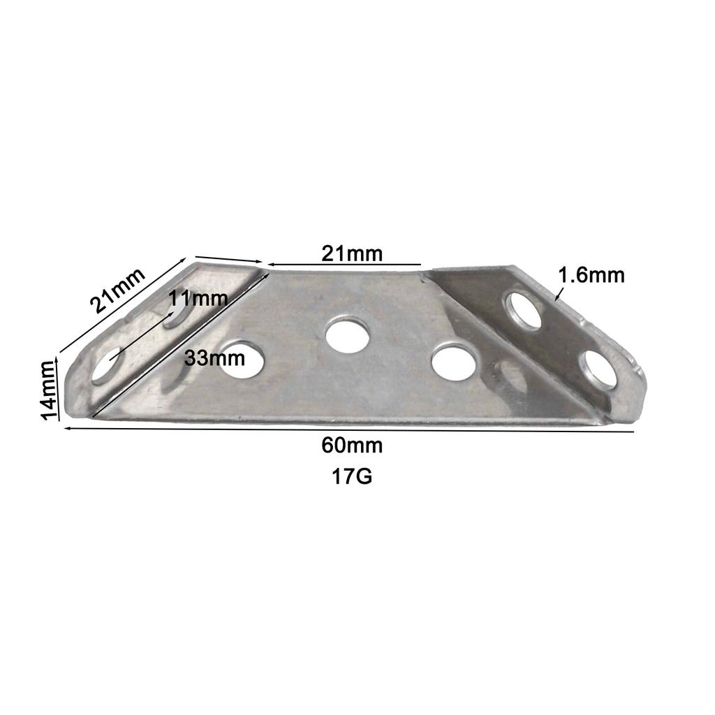 10 Pcs Furniture Angle Corner Connector Stainless Steel Support Bracket Corner Brackets Furniture Angle Shelf Connector