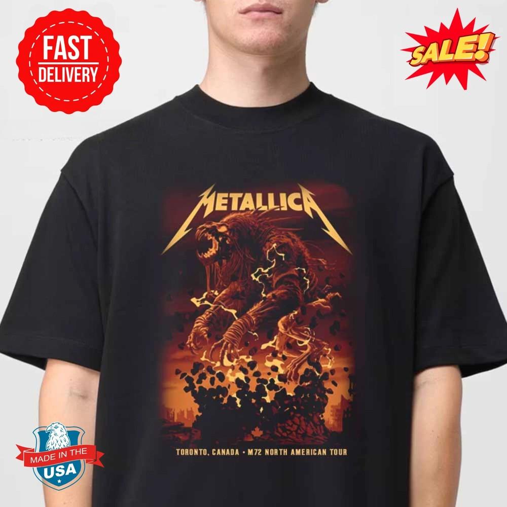 Metallica Торонто Тур M72 2025 – Rogers Centre 26 апреля Футболка унисекс XL