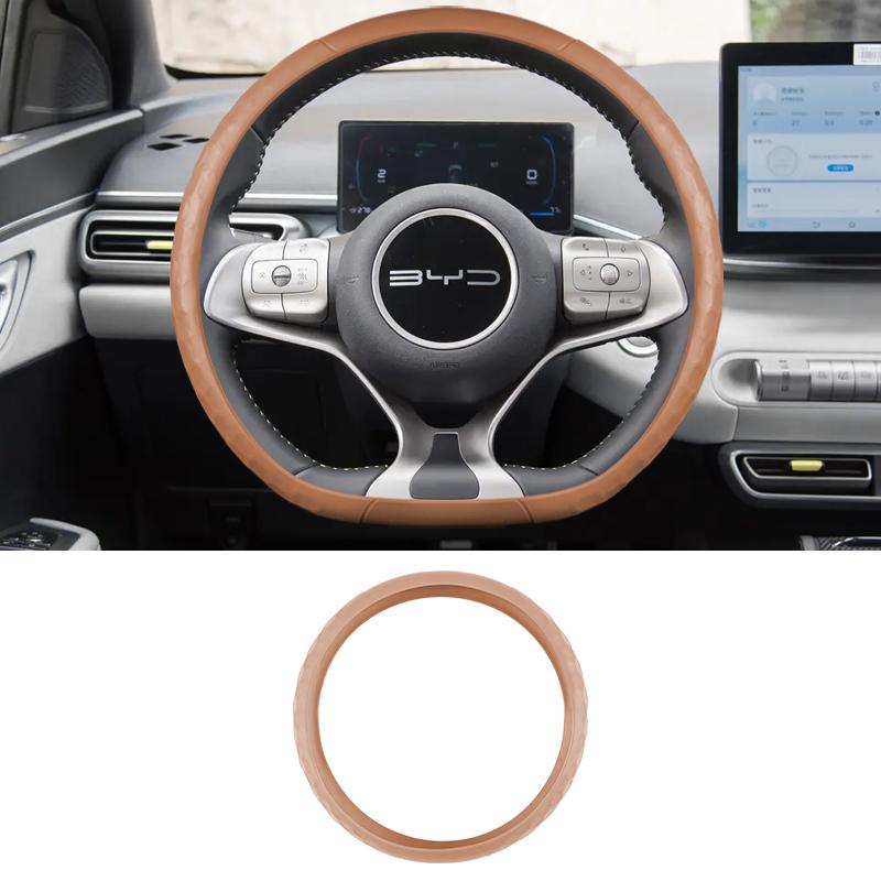 For Byd Dolphin Surf Dolphin Mini Silicone Non Slip Steering Wheel Cover Car Steering Wheel Protective Cover