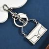 Exquisite Mini Handbag Shape Key Chain Bag Pendant Metal Car Keychain Backpack Decoration Accessories Gifts