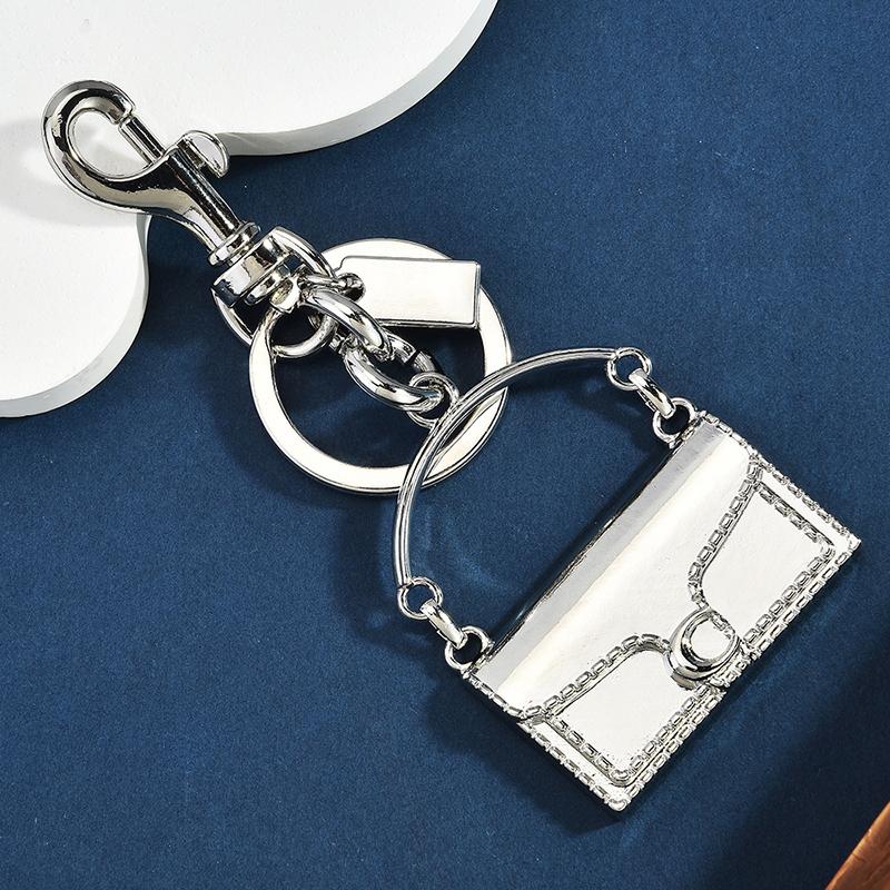 Exquisite Mini Handbag Shape Key Chain Bag Pendant Metal Car Keychain Backpack Decoration Accessories Gifts