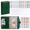 Macaron A6 PU Leather Binder & Cash Budget Notebook